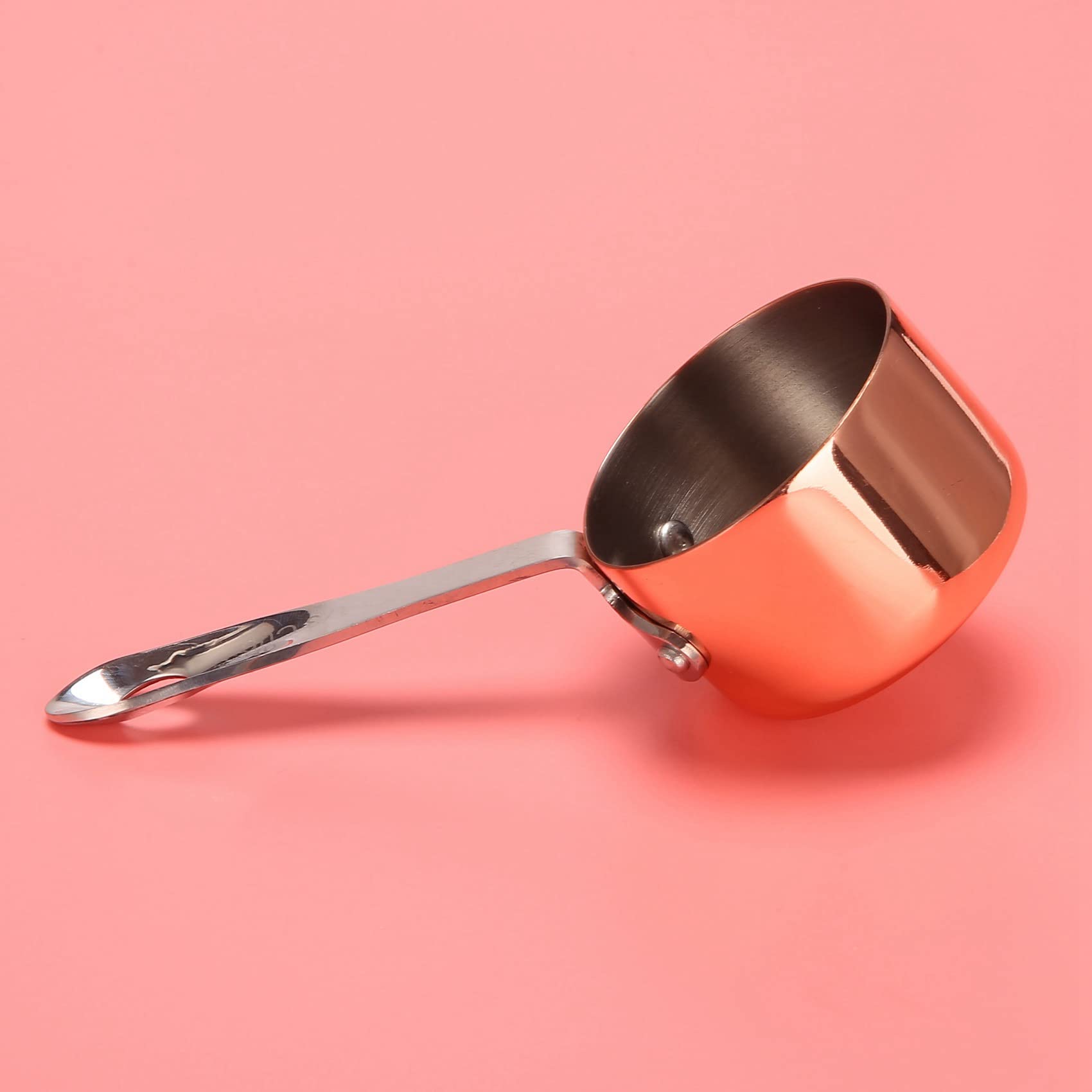 10 x salse barche rame rivestito tazza tazza latte patatine fritte salse tazza western ristorante speciale rame pentola