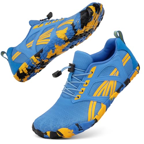 Image of ATHMILE Barefoot Water Shoes Women Men Wide Non Slip Aqua Beach River Pool | Quick Dry Swim Kayak Lake Hiking Surfing Boating Fishing Diving Rock Climbing Cruise Ship Essentials