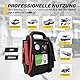 MAXTOOLS JS500 2200A 22Ah, UltraSafe Starthilfe Powerbank, für Autos und Transporter, für 12V Diesel und Benzinmotoren, Jumpstarter mit LED-Licht, USB-Anschluss und Starthilfekabel