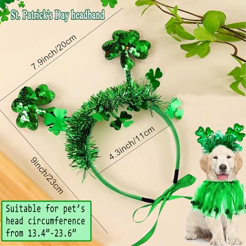 Disfraz St. Patrick’s Day para Perro Grande 2 Pzs miniatura 3