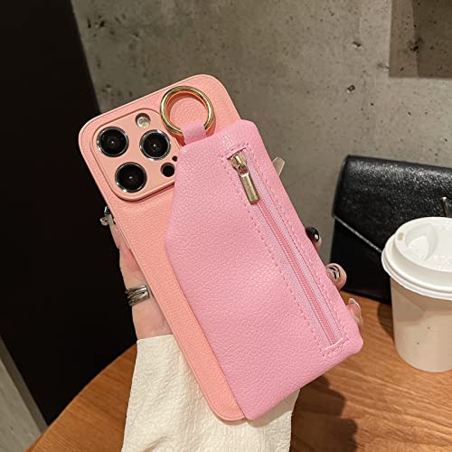 Coque porte-monnaie iPhone 12 Pro rose pour simplifier vos sorties