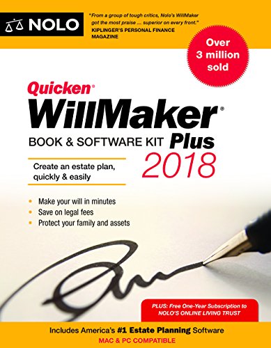 Preisvergleich Produktbild Quicken Willmaker Plus 2018 Edition: Book & Software Kit