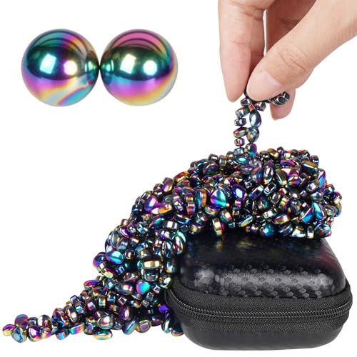 Magnetic Putty, Color Magnet Ferrite Stones Desk Decor Fidget Putty for Adults, Magic Blocks for Scientific Experiment, Magnetic Ferrite Stones as Desk Decor for Home Office