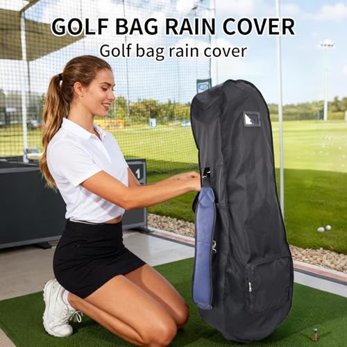 Cubierta de lluvia para bolsa de golf accesorios impermeables y antipolvo para palos 2