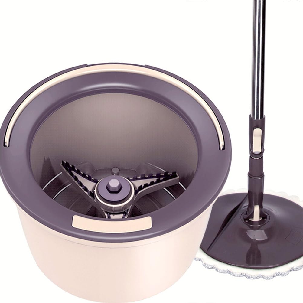 Mopa de microfibra autolimpiante con cabezal giratorio de 360° para limpieza de madera dura, laminado, mármol, azulejos y paredes