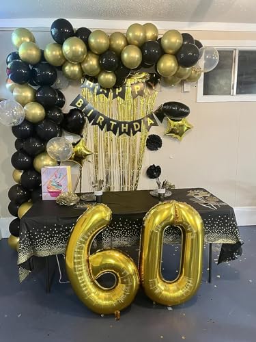 Image of Number 0 Balloon Birthday Decorations, 40In Gold Balloons for Party | Eye-catching Appearance, Perfect Decorative Centerpieces, Convenient Self-sealing Structure, Widely for Various Occasions