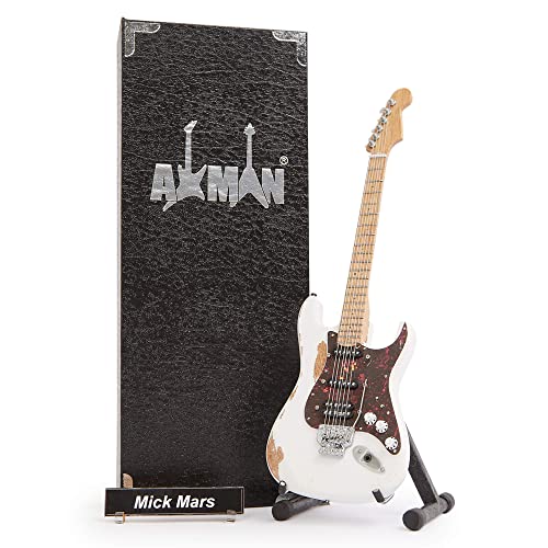 Mick Mars – Réplique de guitare miniature - Les Beatles, Paul McCartney, John Lennon, RIngo Starr, George Harrison Mick Mars - Réplique de guitare miniature