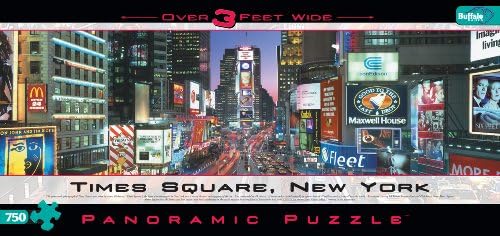 Buffalo Games Panoramic Times Square New York 750 Piece Jigsaw Puzzle image 4
