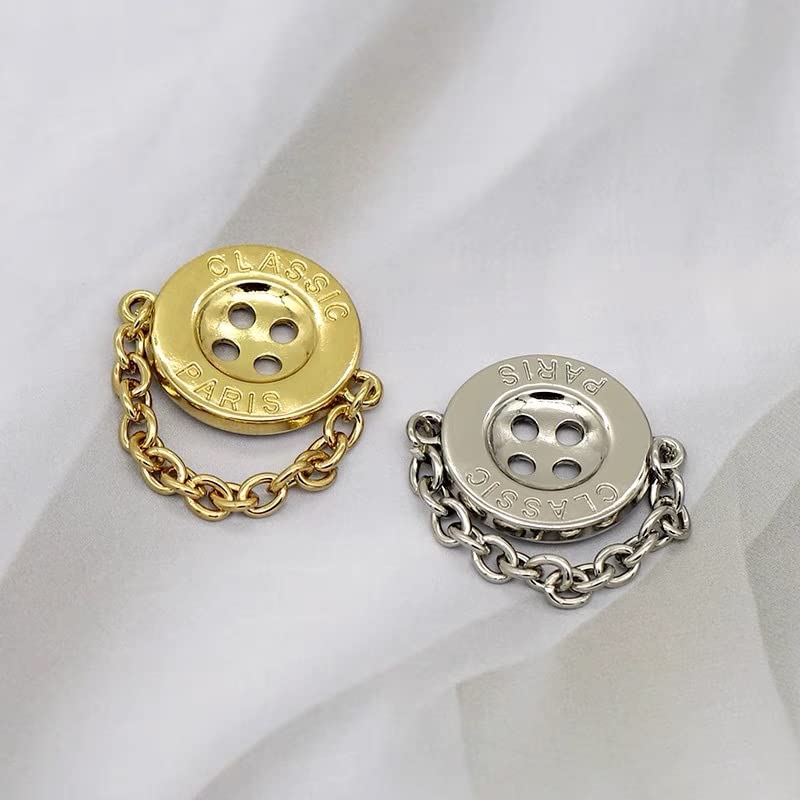 Bottoni Placcati Oro Con Strass E Laccatura Centrale Mm 32 - Foto 14