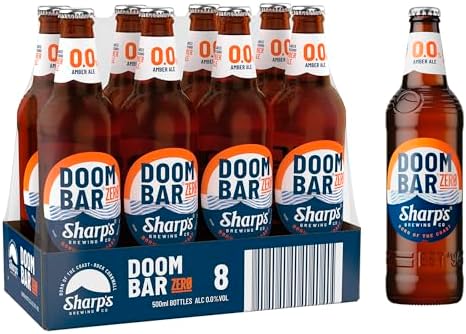 Sharps Brewery Sharp's Doom Bar Amber Ale Zero Alcohol Beer 8 x 500 ml (bottles)