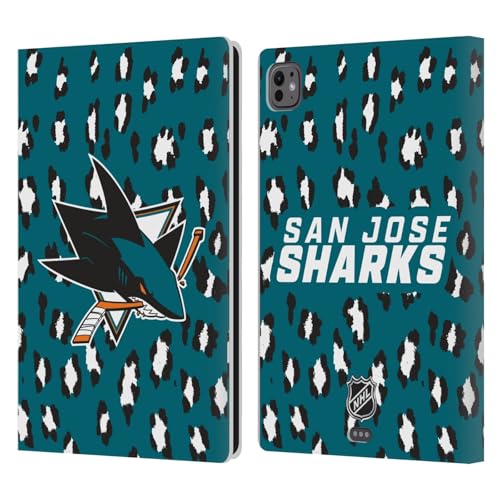 Étui Portefeuille San Jose Sharks iPad Pro 11 M4 M5 en Cuir Haute Finition