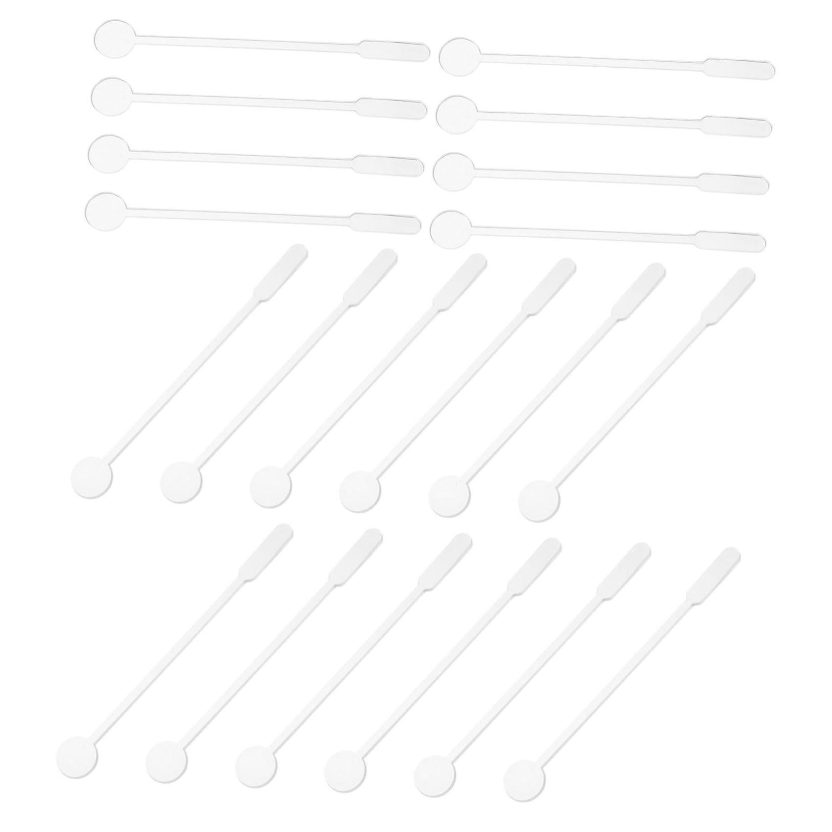 STOBAZA 100pcs Stirring Rod Coffee Stirs Coffee Decorative Stirrers Miniature Spoons Stirrers Wedding Coffee Blender Stick Ice Tea Spoons Coffee Stirrer Spoon Plastic Transparent