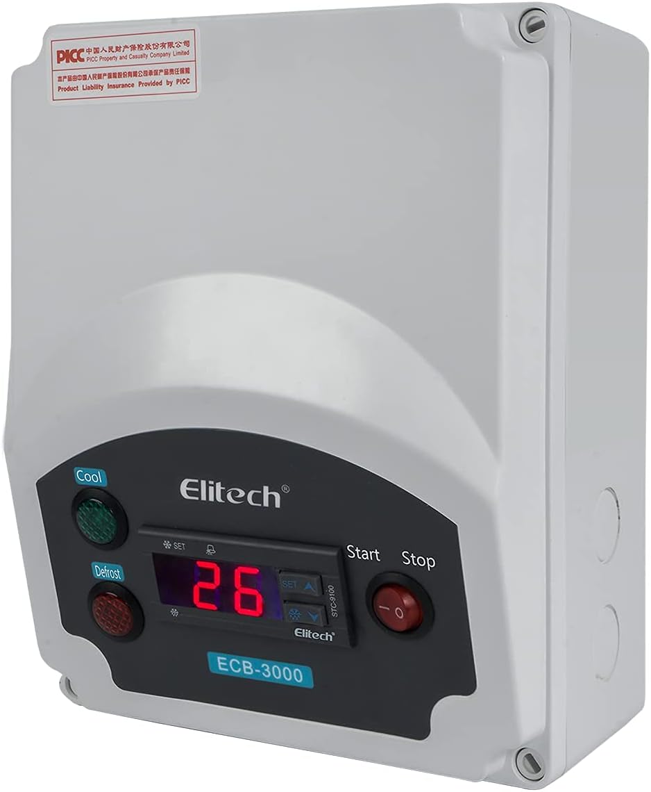 Elitech ECB-3000 Electric Control Box, angled view