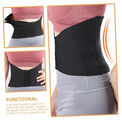 Faja lumbar ajustable XL con tejido de peluche dorado miniatura 4