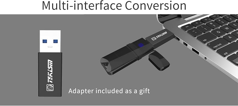 MFi Certified 128GB for iPhone Flash Drive USB C Memory Stick with Keychain Dual Type C USB Thumb Drive Photo Stick Jump Drive for Android Smartphone, Computers,iPhone/iPad/iPod/PC