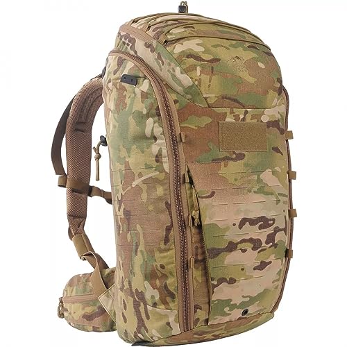 Tasmanian Tiger Modular Pack 30, Tactical MOLLE Backpack with Internal Storage Pouches and Holster, Multicam