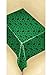 Amscan Flying Colors Graduation Party School Colors Table Covers â€‘ Green Tableware, Green, Plastic, 54