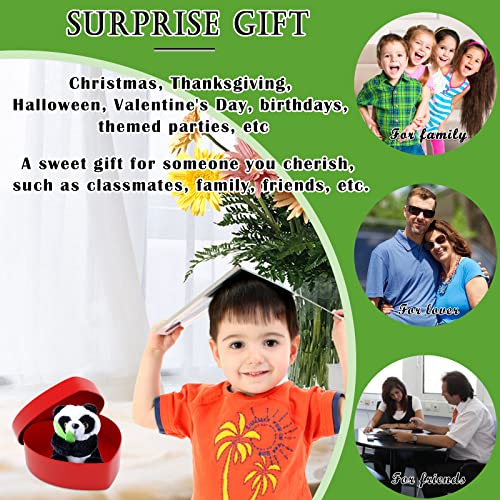 Zhidiloveyou Panda Plush Keychain Toy Small Panda Stuffed Animal Pendant For Backpack, 4 Inch #TOP5