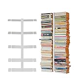 Material: Stahl gepulvert Radius Design booksbaum Double Wand klein weiß, 2tlg. Best.aus: Halterung + Einlegeböden