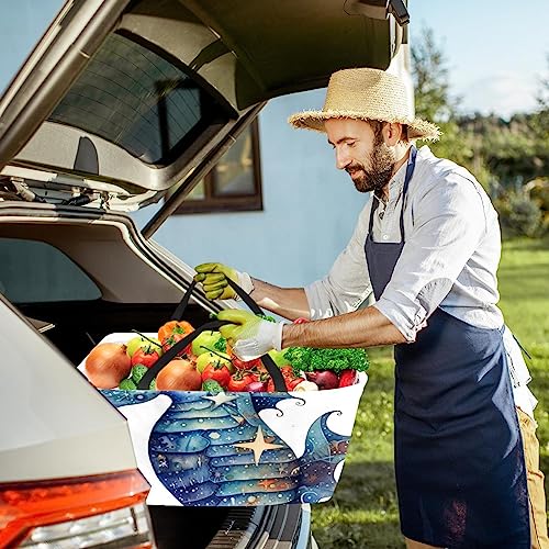 Panier de rangement pliable à longue poignée pour optimiser vos courses - 8