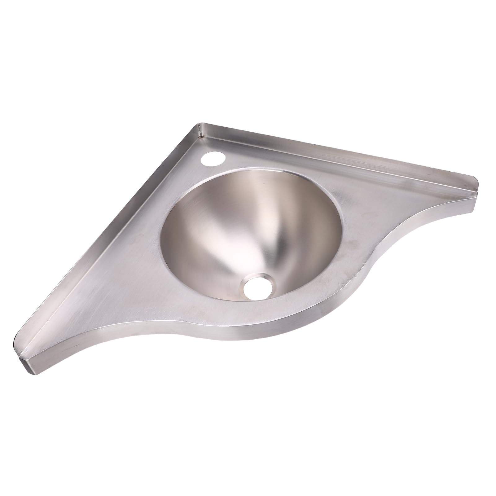 Lavello Ad Angolo per, Lavello da Cucina con Montaggio a Parete in Acciaio Inossidabile, Lavabo Ad Angolo a Vasca Singola, Lavabo Triangolare con Uscita da 40 Mm per Cucina per Yacht,