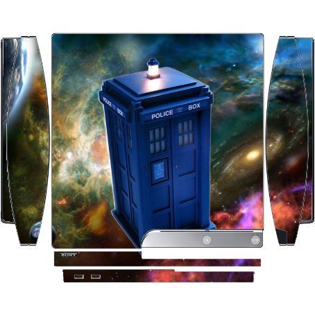 Dr Who Vinyl Decal Sticker Skin by Compass Litho for Playstation 3 & PS3 Slim