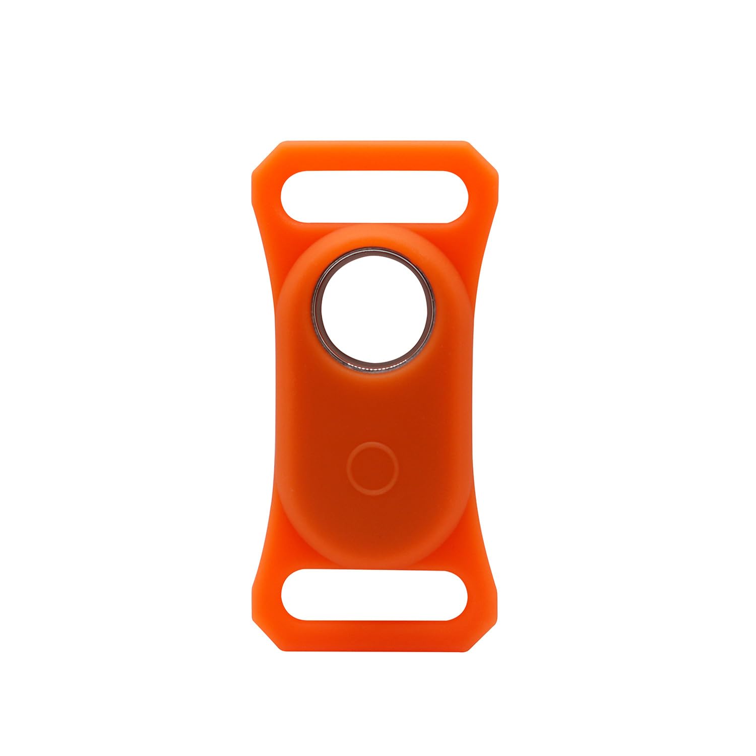 Silicone Protective Case For Samsung Galaxy Smart Tag 2 Dog&Cat Tracker Protective Cover Holder Case Silicone Protective Skin Cover For Pets Tracker (Orange)