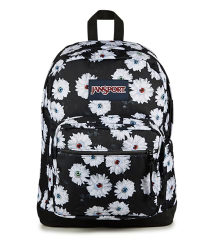 Image of JanSport Right Pack Backpack - Durable Daypack with Padded 15 inch Laptop Pocket, Eyeball Blossom, One Size