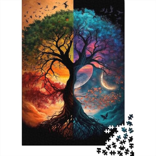 Puzzle de 1000 piezas de vaca y mariposa para la reduccion del estres y el ejercicio mental