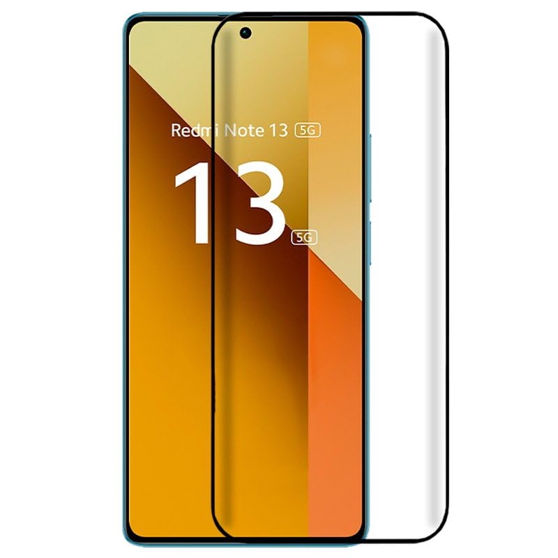 Cool Tempered Glass Screen Protector for Xiaomi Redmi Note 13 5G (FULL 3D), transparent