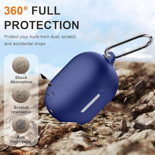 Image of Soft Silicone Case Cover for Bosee New QuietComfort (2024) -Blue