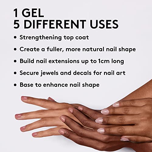 Mylee 5 in 1 Builder Base Strengthening Gel Trio 3x15ml, UV/LED Nail Polish Coat, Hard Strong Nails Tips & Extensions - Image 3