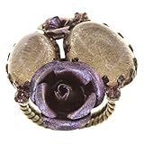 DETAILS: Farben:  Weiss mit Antik Messing | Form: Ring, Ringschiene verstellbar, tragbar von Größe 50 bis 62 | Materialien: Metall-Legierung nickelfrei und Allergiker geeignet mit Swarovski Elements