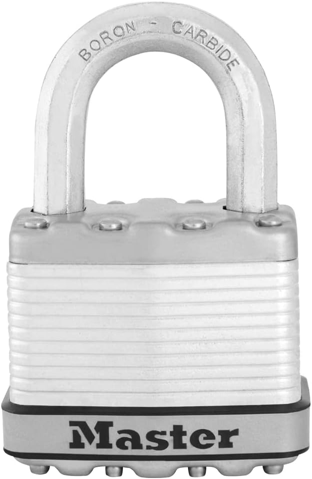 Master Lock M1XTLJ Magnum Heavy Duty Padlock with Key, 2 Pack Keyed
