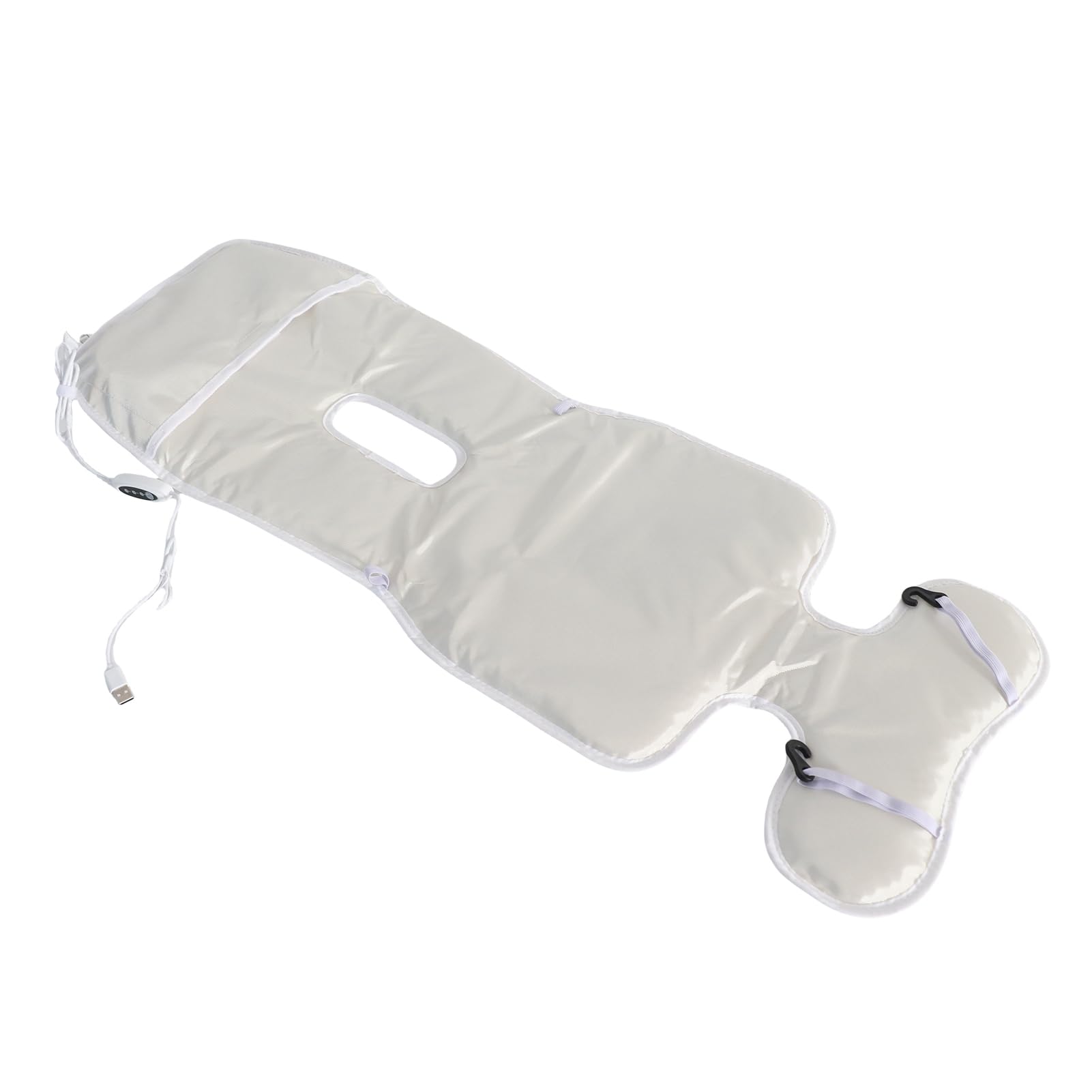 Sxhlseller Almohadilla de Enfriamiento Portátil para Cochecito con 2 Ventiladores | Forro de Cojín Impermeable Antideslizante Transpirable para Coche Al Aire Libre Verano (Beige)
