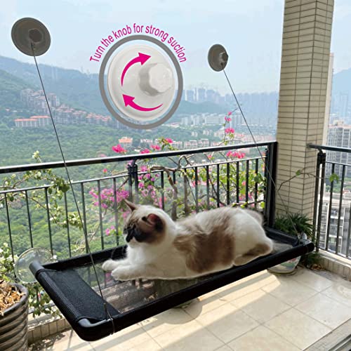 Catogpet, Relax Your Cat, Ease Anxiety, Cat Window Perch | Large 29" x 16" and Vacuum Suction Cup | Cat Window Bed, Cat Window Seat, Cat Hammocks for Indoor Cats, Cat Window Hammock, Cat Bed, Pet Bed