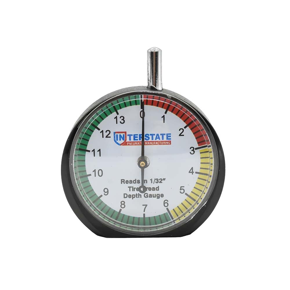 Interstate Pneumatics TG32 Professional Dial Type Tire Tread Depth Gauge