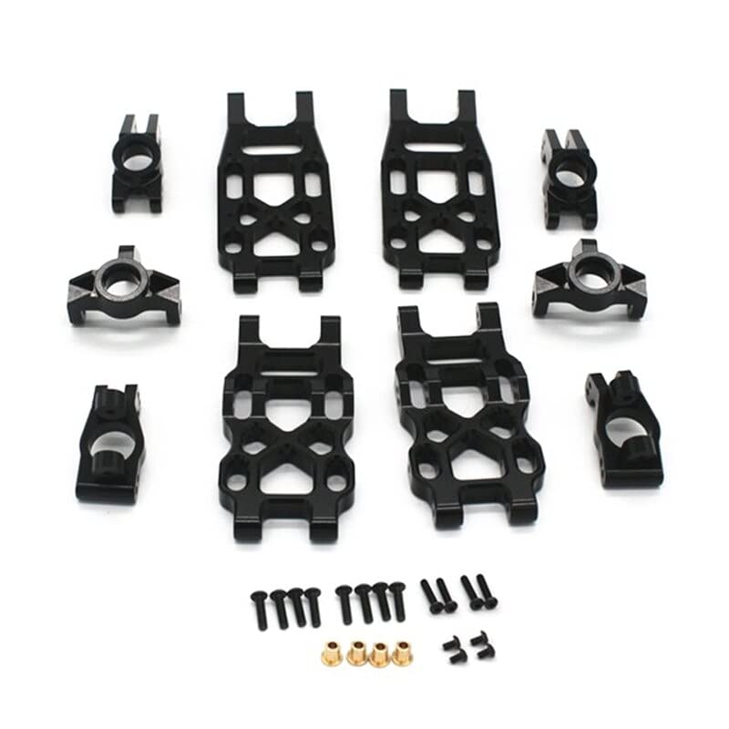 【Remote control toy parts】 10Pcs Metal Upgrade Parts Kit Swing Arm Hub Carrier compatible with VKAR Racing Bison V2 V3 VKAR Bison 1/10 RC Car Accessories -Environmentally friendly materials (Color :