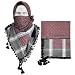 Micoop Large Size Premium Shemagh Scarf Arab Military Tactical Desert Scarf Wrap(48 by 48 inches)