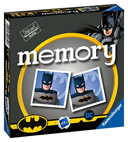 Ravensburger Italy Minnie Batman Memory in Formato Pocket, 15x15 cm, Gioco, 24 Coppie in Cartone, 48 Carte, per Bambini a Partire da 4 Anni, da 2 a 8 Giocatori, Multicolore, 20611 7