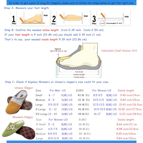 Image of LE KAPMOZ Men's Boiled Wool House Slippers Breathable Winter Warm Slip on Mules Indoor /Outdoor Slipper for Women Two Tone Cap Toe Clog