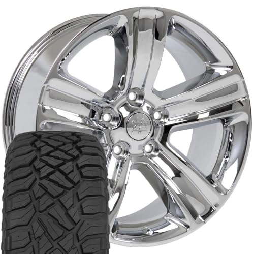 Oe Wheels Dg65 20 Inch Rims And Tires Fit Ram 1500 Style 5x139.7 20x9 Chrome ...
