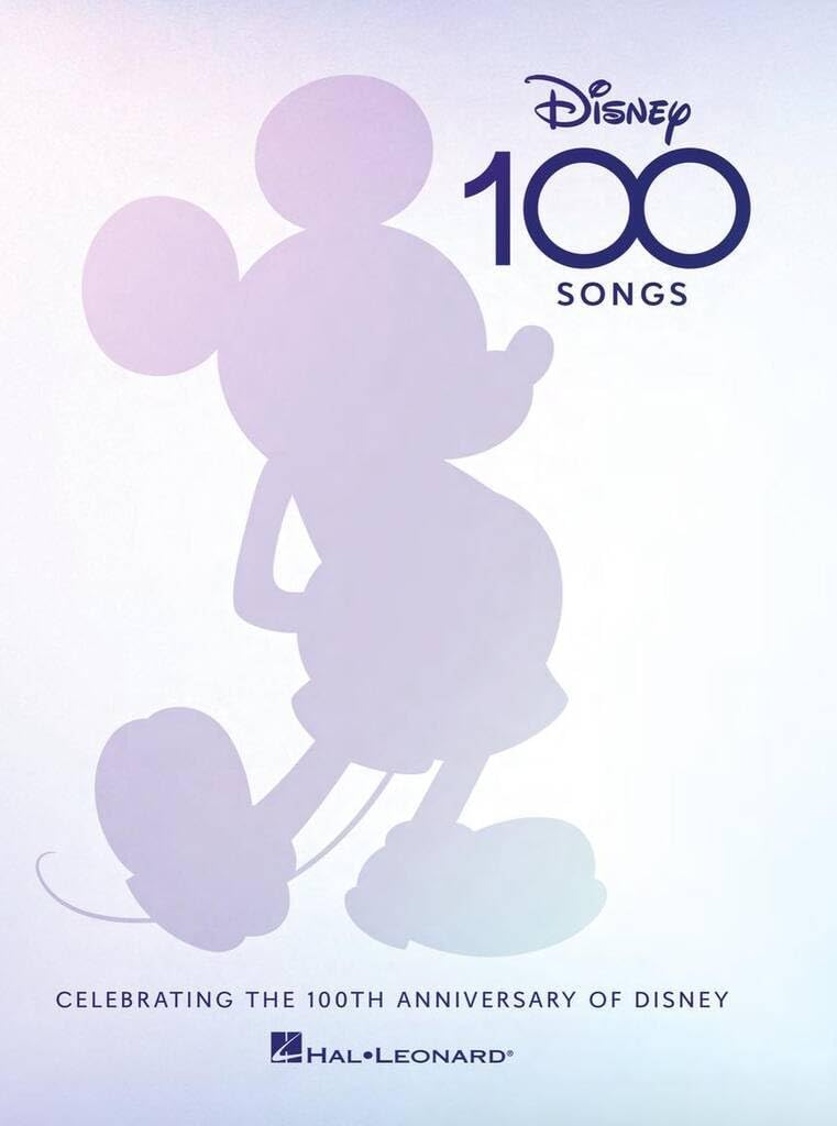 Disney 100 Songs - Songbook für Klavier Gesang Gitarre mit Melodie Liedtexten und Akkorden | 100 Disney Klassiker aus Frozen Der König der Löwen ... Anniversary of Disney (PIANO VOIX GUITARE)
