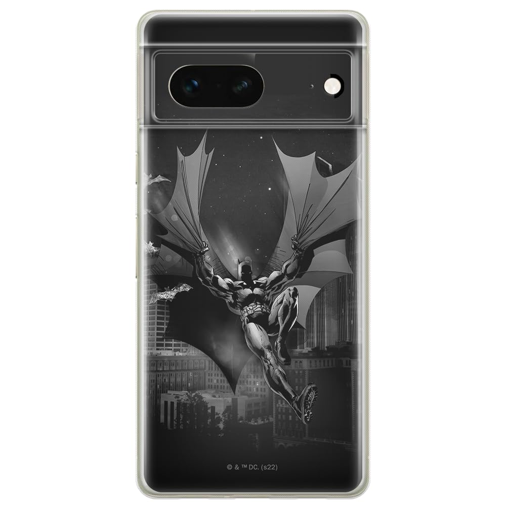 ERT GROUP mobile phone case for Google PIXEL 7 original and officially Licensed DC pattern Batman 073 optimally adapted to the shape of the mobile phone, case made of TPU