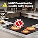 YUHFERA Stove Top Cover for Electric Stove - Silicone Stove Mat for Glass Top, Glass Cooktop Protector, XL Dish Drying Mats For Kitchen,Oven Covers for Electric Stove (Black,30 x 21)