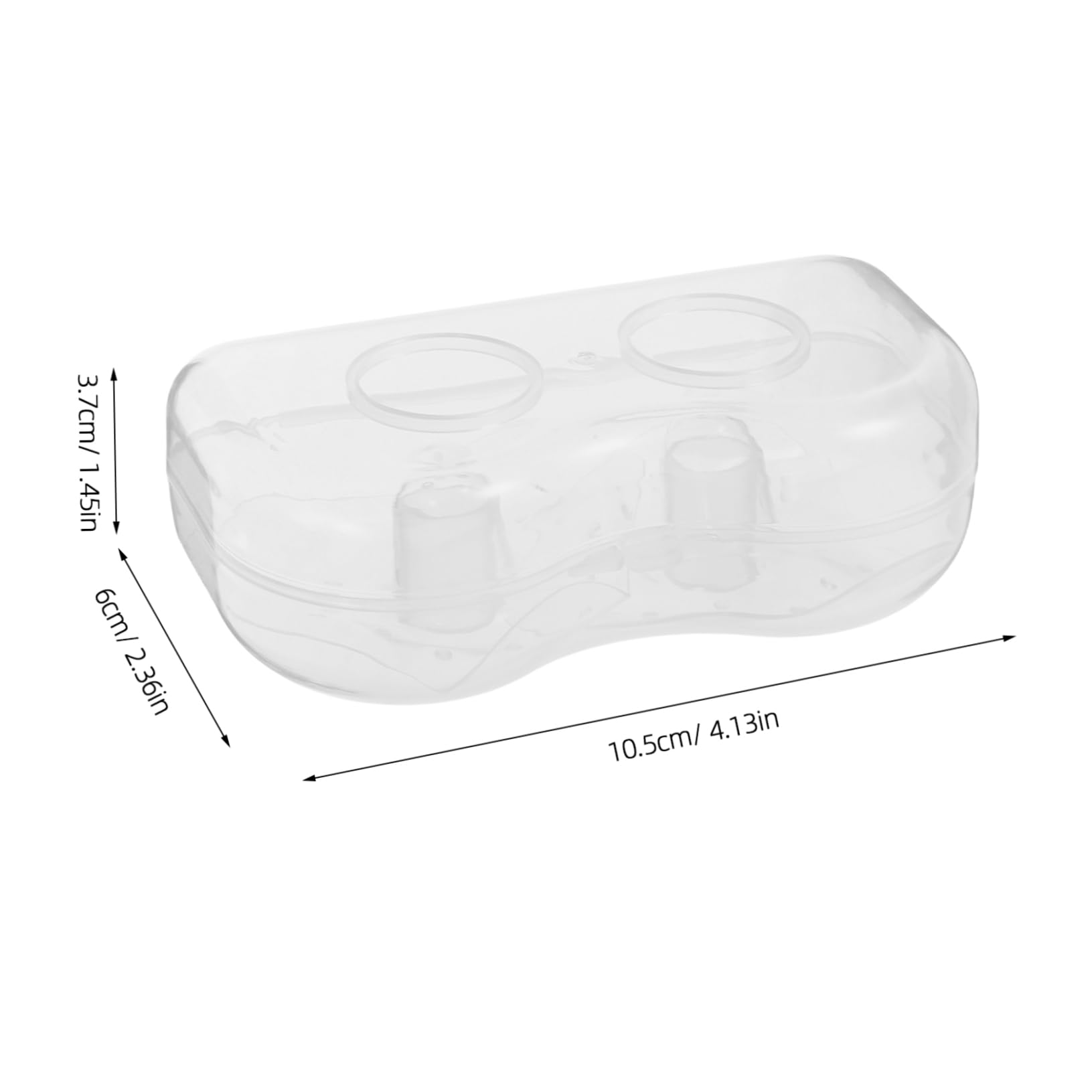 ERINGOGO Flat Breast Protection Shields Soft Triangular Silicone Breast Cover for Breastfeeding