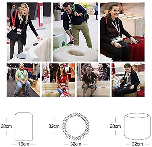 Tabouret en papier pliable pour optimiser l'espace des petits salons