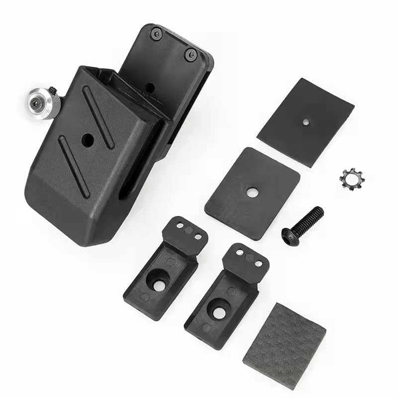 Zamudam IPSC USPSA Shooting Belt With Three Speed Pistol Mag Pouches, Tactical Belt Double Stack Pistol Quick Magazine Pouch Holster