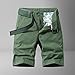 Men's Summer Micro-Elastic Trendy Ins Slim Fit Cotton Five-Pocket Casual Mid-Length Shorts Black 36