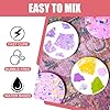 Eco Resin Casting Powder - 1400g Ceramic Resin Powders Kit with 6pcs Pigments, Fast Curing, Easy to Demold, Water Mixed Activated - Toxic-Free, Odorless - Plaster Casting Kit for DIY Home Art Crafts #3